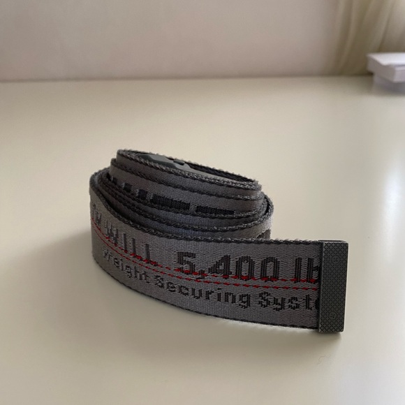 Off-White Industrial Belt in Grey